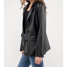 Load image into Gallery viewer, Avery Faux Leather Blazer
