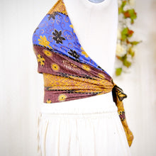 Load image into Gallery viewer, Bali Boho Silk Wrap Top
