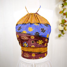 Load image into Gallery viewer, Bali Boho Silk Wrap Top
