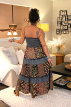 Load image into Gallery viewer, Boho Moonlit Magic Patchwork Dress
