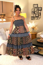 Load image into Gallery viewer, Boho Moonlit Magic Patchwork Dress
