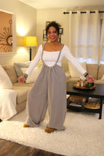 Load image into Gallery viewer, Cozy Queen Wide Leg Suspender Pants
