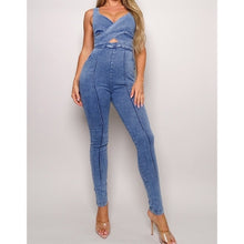 Load image into Gallery viewer, Dakota Denim Jumpsuit
