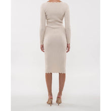 Load image into Gallery viewer, Lennox Scallop Hem Midi Dress
