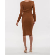 Load image into Gallery viewer, Madison Rib Knit Midi Dress
