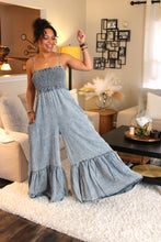 Load image into Gallery viewer, O&amp;H Wind Song Ruffle Wide Leg Jumpsuit
