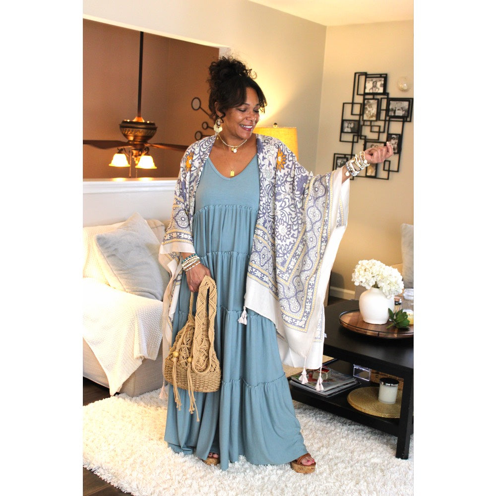 Morocco Tassel Kimono