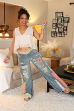 Load image into Gallery viewer, O&amp;H Touch of Pink Denim Pants
