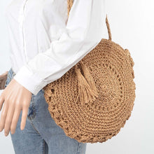 Load image into Gallery viewer, Seashell Sands Straw bag
