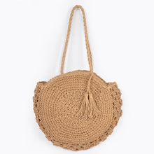 Load image into Gallery viewer, Seashell Sands Straw bag
