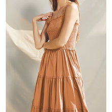 Load image into Gallery viewer, Sunday Cotton Tiered Midi Dress
