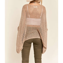 Load image into Gallery viewer, Golden Sands Fishnet Poncho
