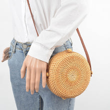 Load image into Gallery viewer, A Little Bit Of Sunshine Round Crossbody Bag
