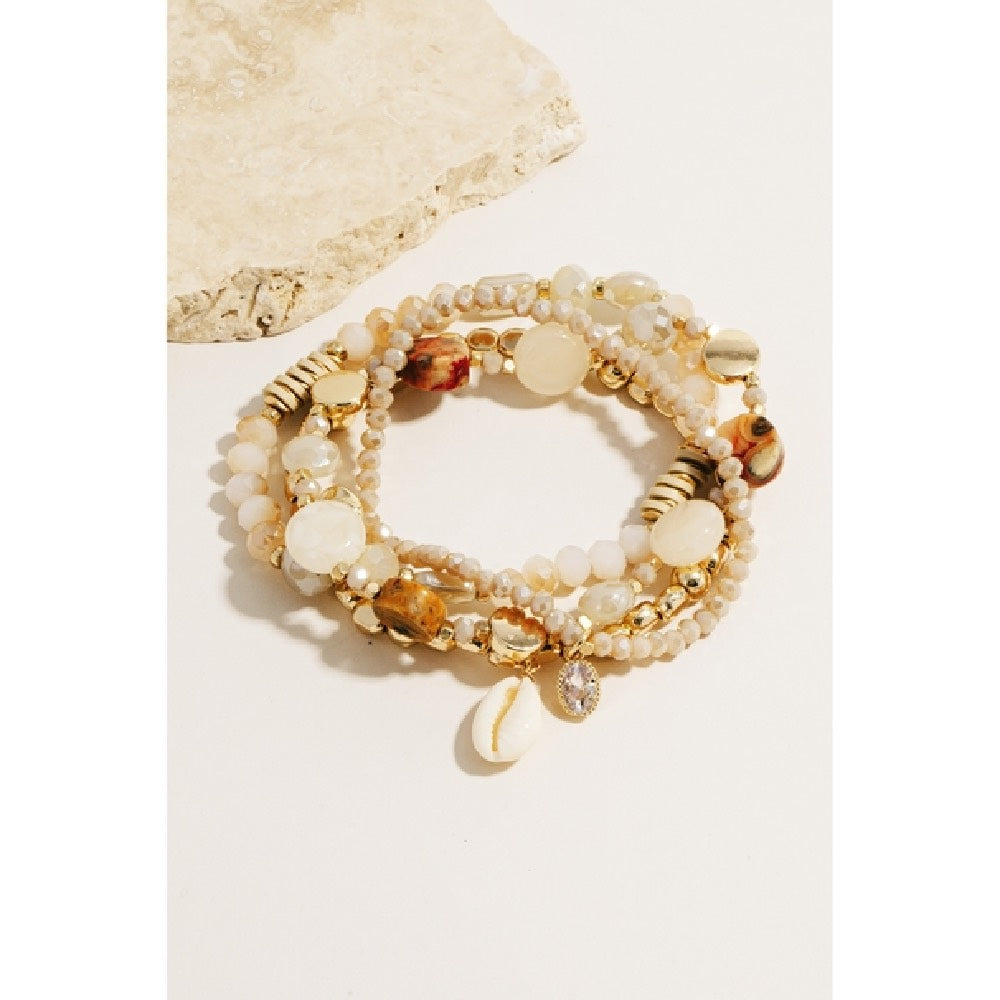 White Sands Beaded Bracelets