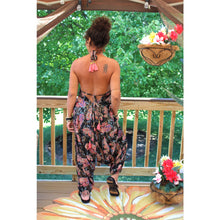 Load image into Gallery viewer, Midnight Silk Meadows Harem Jumpsuit
