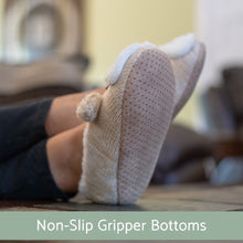 Load image into Gallery viewer, Brown Pubby Slipper Socks
