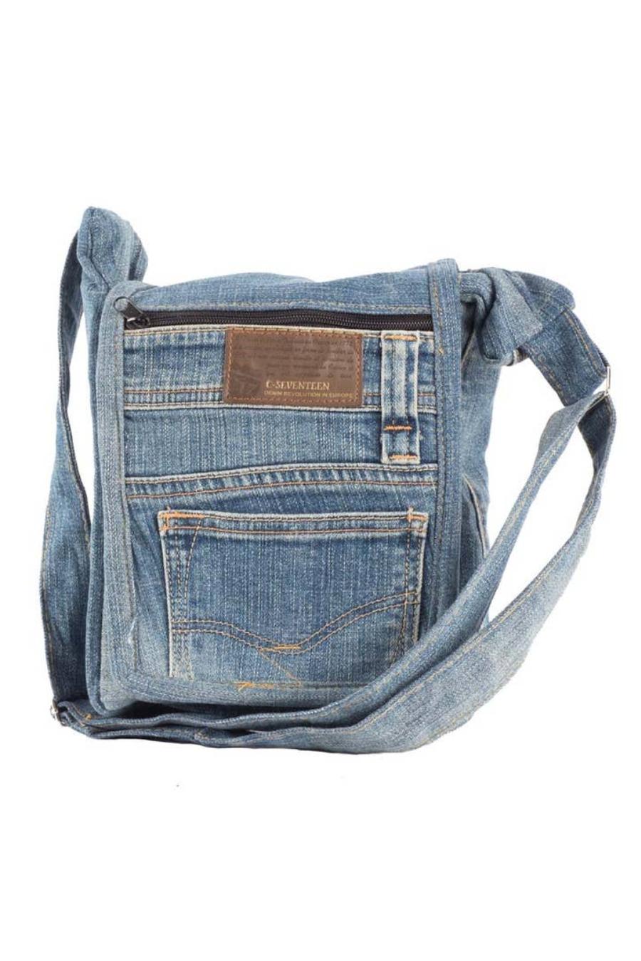 Cassandra Recycled Denim Jean Crossbody