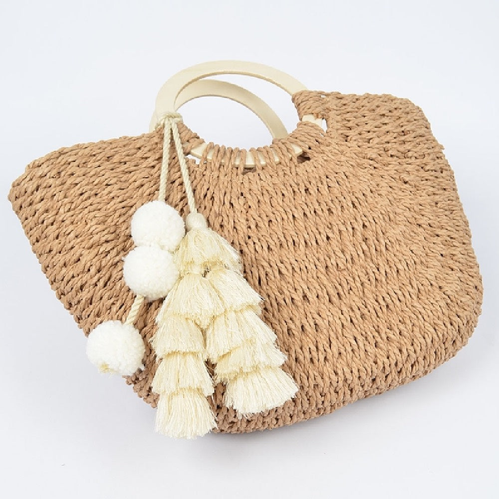 Coconut Island Woven Tote Bag