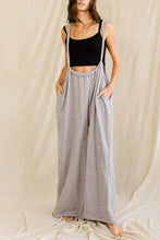 Load image into Gallery viewer, Cozy Queen Wide Leg Suspender Pants
