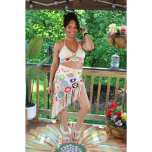 Load image into Gallery viewer, Crochet Sands Top &amp; Skirt Set
