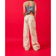 Load image into Gallery viewer, Thinking Of You Corset Denim Top
