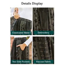 Load image into Gallery viewer, Embroidered Maxi Skirt
