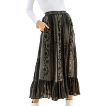 Load image into Gallery viewer, Embroidered Maxi Skirt
