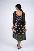 Load image into Gallery viewer, Flora Patchwork Midi Dress
