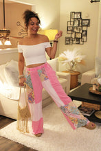 Load image into Gallery viewer, Floral Wave Knit Boho Pants
