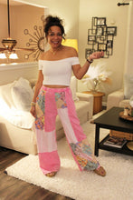 Load image into Gallery viewer, Floral Wave Knit Boho Pants
