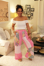 Load image into Gallery viewer, Floral Wave Knit Boho Pants
