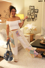 Load image into Gallery viewer, Floral Wave Knit Boho Pants
