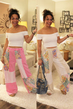 Load image into Gallery viewer, Floral Wave Knit Boho Pants
