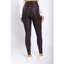 Load image into Gallery viewer, Chocolate Foil Leggings W/ Pockets
