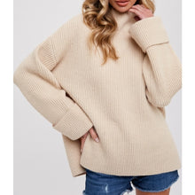 Load image into Gallery viewer, Funnel Neck Oversized Pullover
