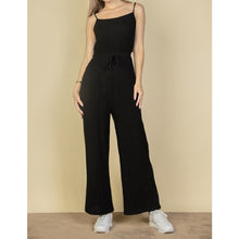 Load image into Gallery viewer, Fuzzy Sweater Knit Cami Jumpsuit
