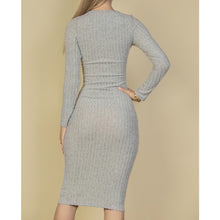 Load image into Gallery viewer, Fuzzy Sweater Knit Dress
