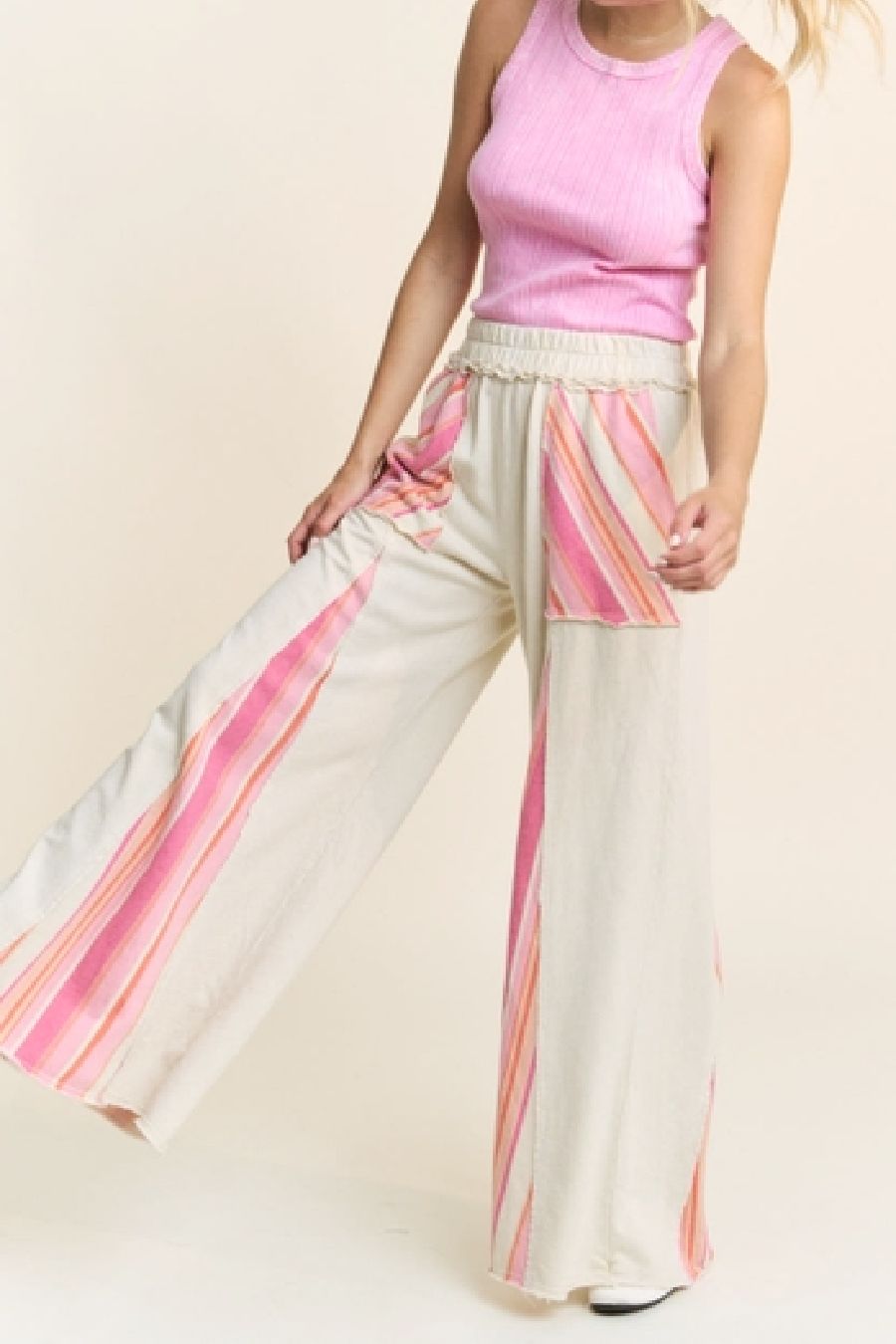 Mineral Stripe Detail Pants