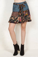 Load image into Gallery viewer, Mystical Forest Patchwork Mini Skirt
