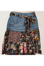 Load image into Gallery viewer, Mystical Forest Patchwork Mini Skirt
