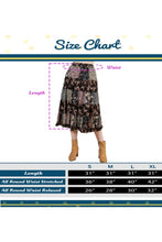 Load image into Gallery viewer, Mystical Forest Patchwork Midi Skirt
