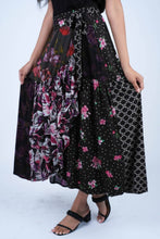 Load image into Gallery viewer, Romantic Night Patchwork Wrap Skirt
