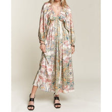 Load image into Gallery viewer, Paisley Satin Dreams Maxi Dress
