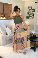 Load image into Gallery viewer, Patchwork My Heart Maxi Skirt
