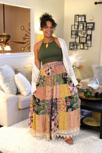 Load image into Gallery viewer, Patchwork My Heart Maxi Skirt
