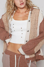 Load image into Gallery viewer, POL Chocolate Teddy Bear Hooded Jacket
