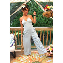 Load image into Gallery viewer, Ribbon Tie Tencel Denim Jumpsuit
