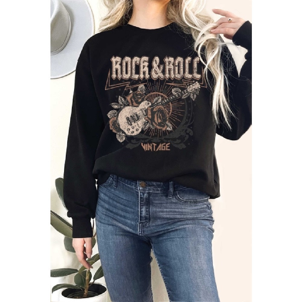 Rock & Roll Terry Sweatshirt