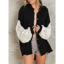 Load image into Gallery viewer, POL Saskia Boho Sleeve Button Down
