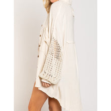 Load image into Gallery viewer, POL Saskia Boho Sleeve Button Down
